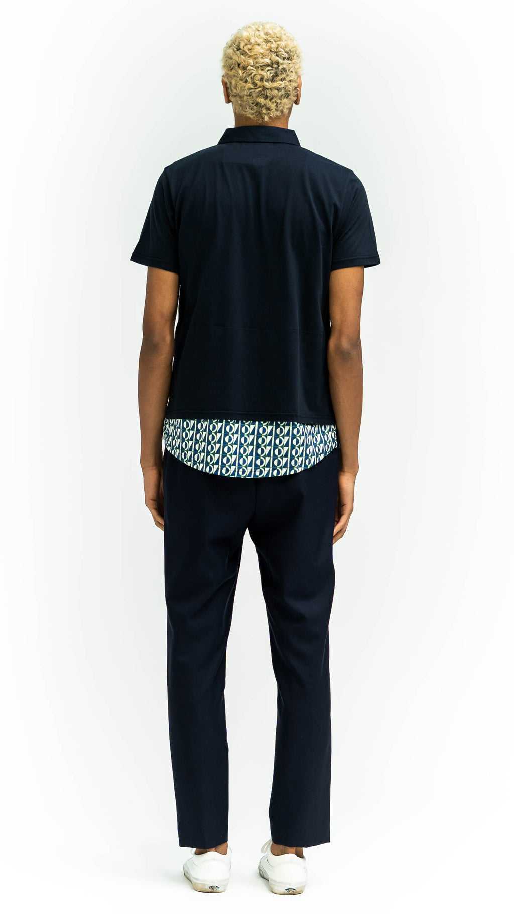 Polo Layered Poplin Navy