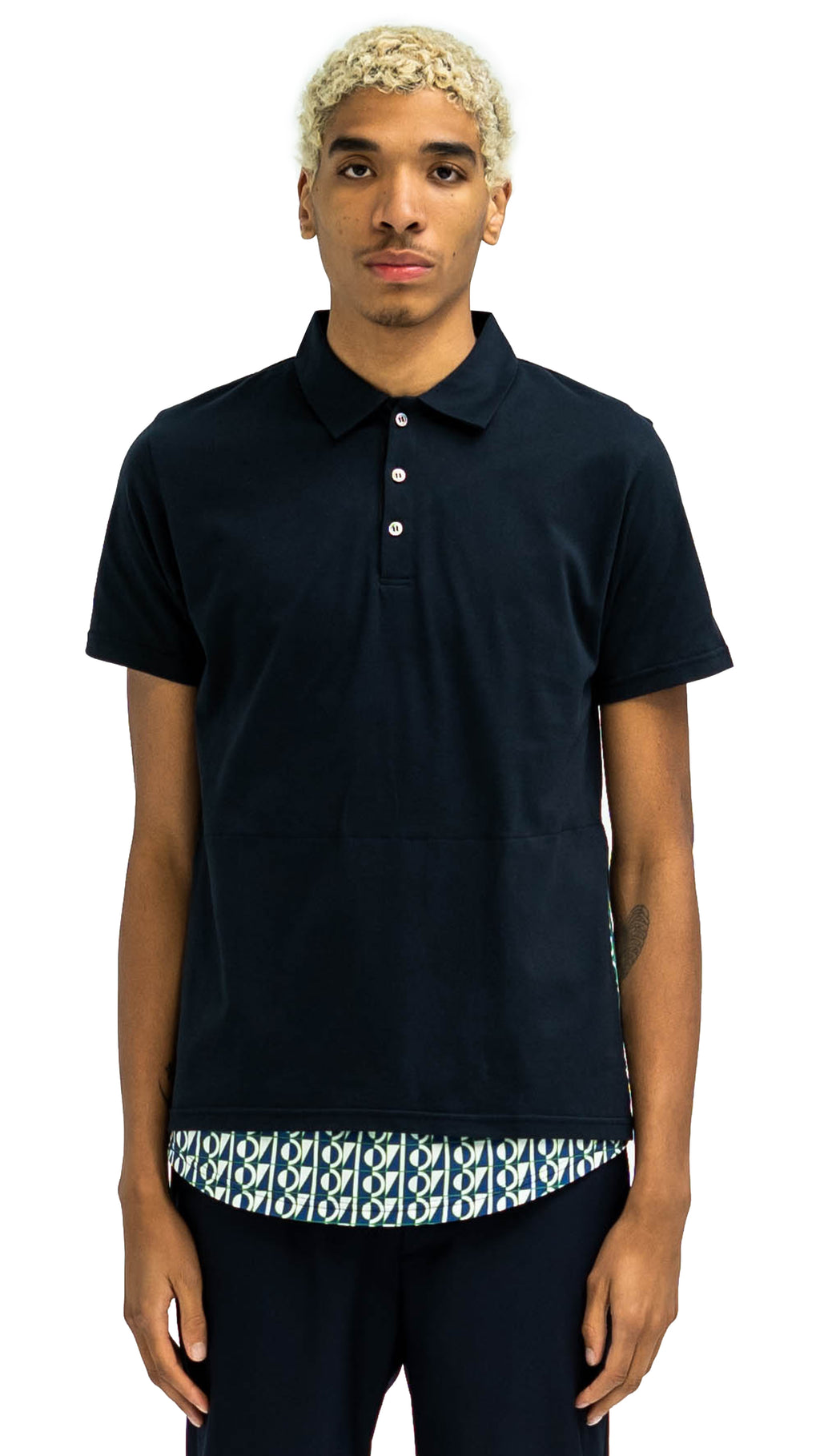 Polo Layered Poplin Navy