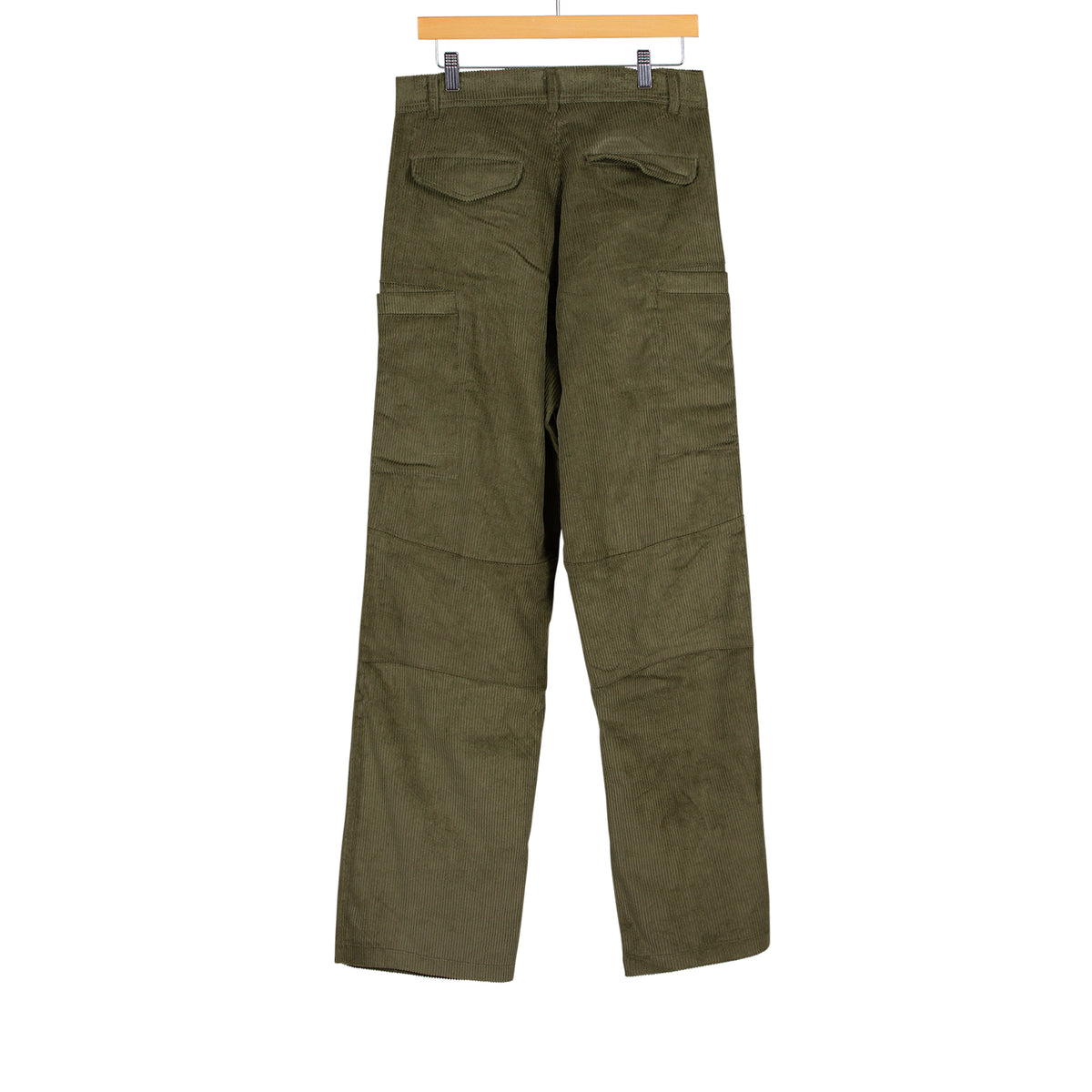 Kapital Wallaby cargo pants in green corduroy
