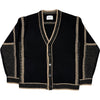 August Cardigan Black Wool Blend