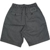 Indigo Hickory Stripe Denim Pleated Track Short