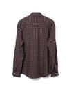 Deon Shirt Cotton Bordeaux Check