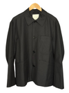 Construction Jacket Portuguese Wool Blend Black