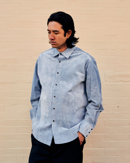 Suede Western Shirt Chlorine