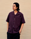 Cocktail Shirt Seersucker Burgandy