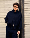 Ares Wool Cotton Slub Ink Jacket