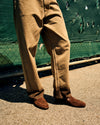 Marcel Dark Brown Suede
