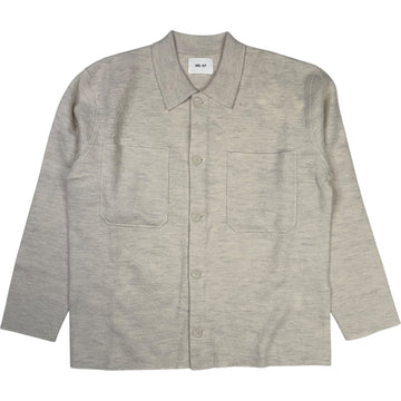 Jonas Wool Overshirt Ivory