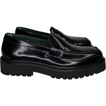 Peeters Black Polido Leather