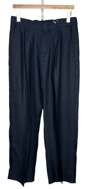 Kay Pant Navy Viscose Linen