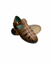 Fisherman Sandal Cognac Leather