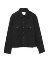 Kelver Overshirt Wool Blend Black