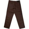 Coarse Trousers Cotton Twill Brown
