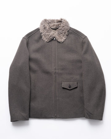 Evolved Jacket Night Pine Fishbone Bound Wool