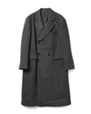 Conference Coat Grey Herringbone Recycled Wool