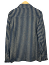 Olav Navy Stripe Linen Overshirt