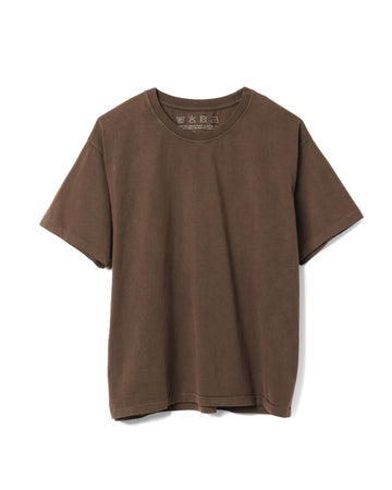 New Tee Cotton Washed Brown