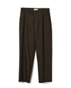 Service Trouser Dark Brown Dry Wool