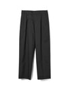 Patch Trouser Dark Grey Dry Wool