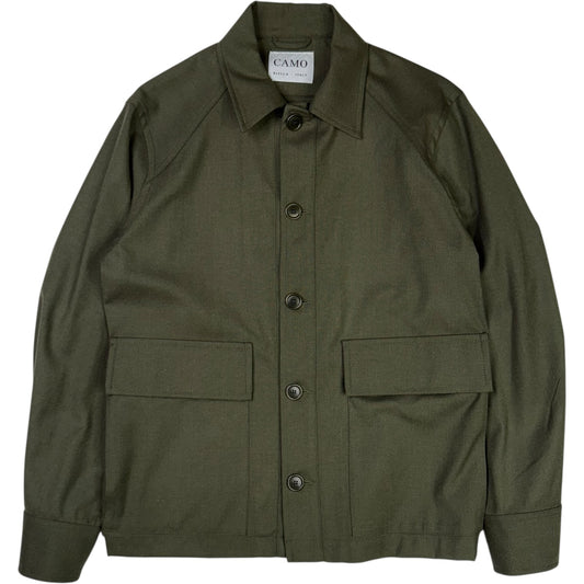 Brother Overshirt Green Super Wool
