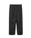 Patch Trouser Dark Grey Dry Wool