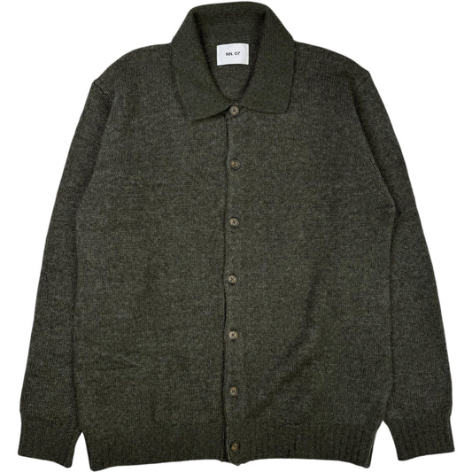 Lee Wool Polo Cardigan Capers