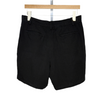 Gallo Short Prato Black Cotton Linen