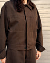 Piper Jacket Linen Cotton Peat