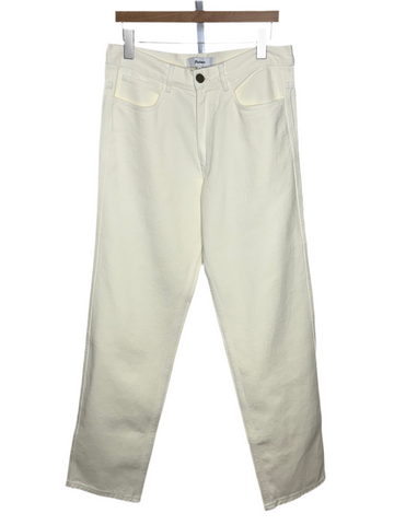 Coarse Trousers White 16oz Cotton Twill