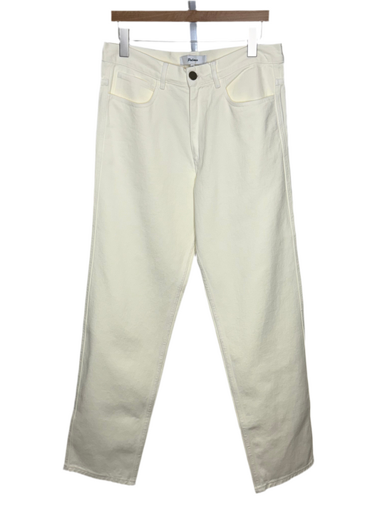 Coarse Trousers White 16oz Cotton Twill