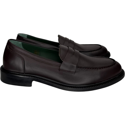 Townee Penny Loafer Dark Brown Leather