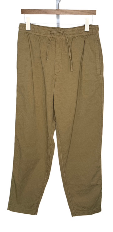 Alva Skate Trouser Italian Jacquard Weave Cotton Khaki