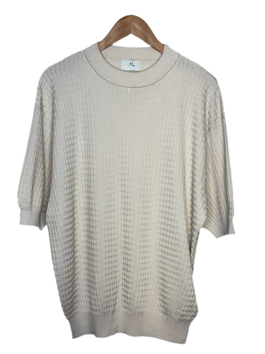 Silk Crewneck Ivory