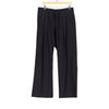 Wide Drop Crotch Linen Trousers