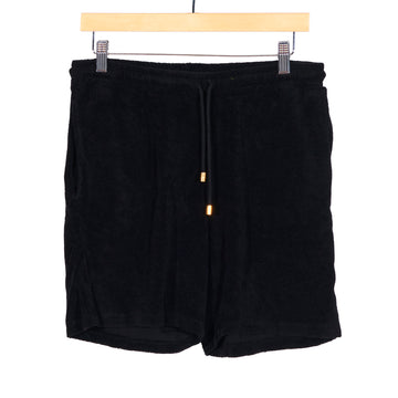 Black Velour Shorts