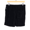 Black Velour Shorts