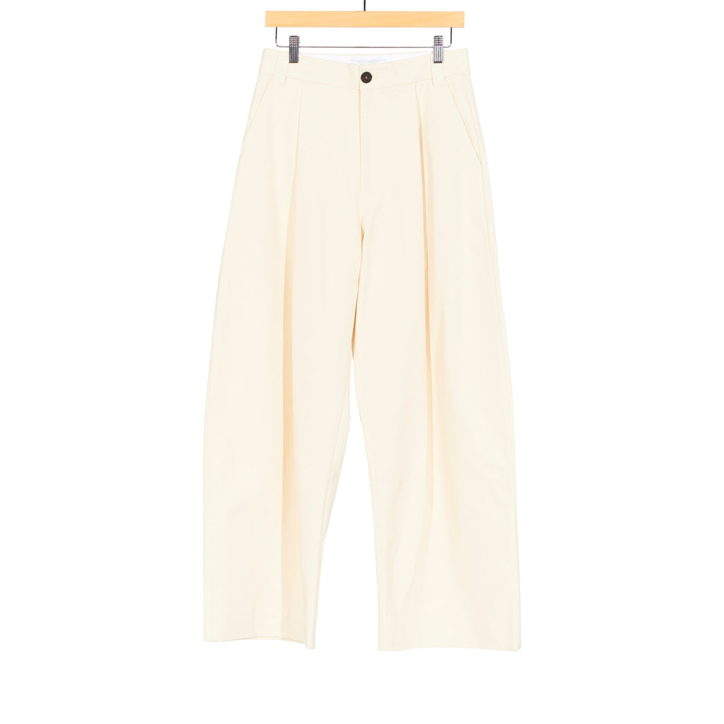 Sorte Peached Cotton Twill Cream Pant