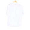Short Sleeve Linen Shirt White