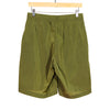 Big Short Olive Crinkled Nylon