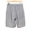 Big Short Silver Crinkled Nylon