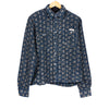 Plaid Tweed Work Shirt Navy
