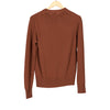 Aappio Crewneck Wool Poly Blend Sweater Brown