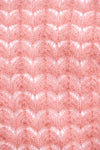 Elnar Pink Pointelle Lace Knit Jumper