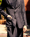Aaron Linen Blazer Navy