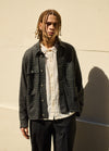 Utility Jacket Grey Black Dondi Jersey Exclusive Fabric