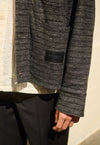 Utility Jacket Grey Black Dondi Jersey Exclusive Fabric