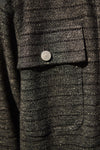 Utility Jacket Grey Black Dondi Jersey Exclusive Fabric