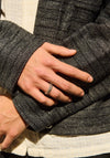 Utility Jacket Grey Black Dondi Jersey Exclusive Fabric