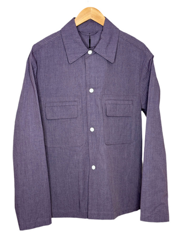 Aabrusco Raincoat Ripstop Snap Buttons Purple