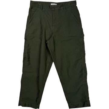 Painter Trouser Olive French Cotton Moleskin